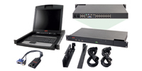 KVM 2x1x16 Ip With 17in Rack LCD And USB Vm Server Module Bundle