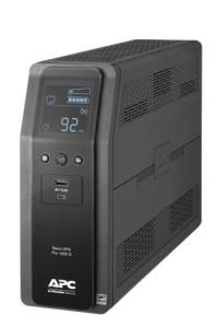 Back UPS PRO BR 1000VA, 230 SineWave, 10 Outlets, 2 USB Charging Ports, AVR, LCD interface