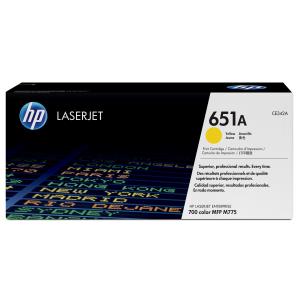 Toner Cartridge - No 651A - 16k Pages - Yellow