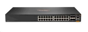 Aruba Networking CX 6200F 24G 4SFP Switch, 24x ports 10/100/1000BASE-T Ports