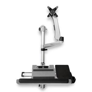 Wall Mounted Workstation For - Monitor Up To 30in - Articulating