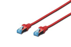 Patch cable - Cat 5e - SF/UTP - Snagless - 1m - red