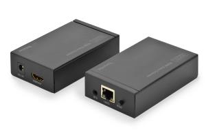 HDMI Video Extender over Cat5 with IR Control up to 120 m (CAT5e/CAT6), up to 1080p black