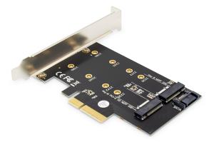 M.2 NGFF/NVMe SSD Pci-e Add-On card supports B, M and B+M Key, size 80,60,42 and 30mm