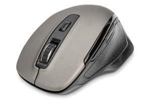 Wireless Ergonomic Optical Mouse 6D, 2.4 GHz 800/1000/1600 dpi, black-grey