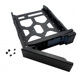 HDD Tray for 3.5in and 2.5in without key lock black plastic with 5x screws for 2.5in HDD tooless