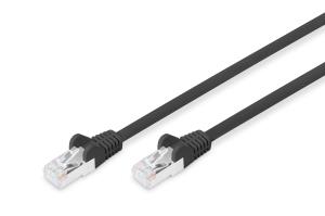 Patch cable - CAT6 - S/FTP - Booted - 1m - Black